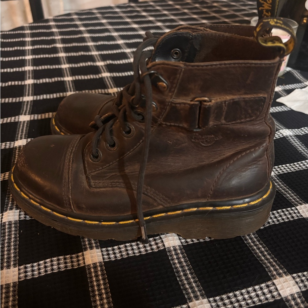 Vintage Dr. Martens Brown Kids Boots